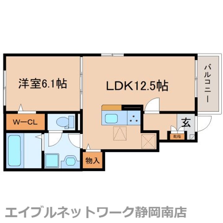 レジデンス・ヤギⅣAの間取り