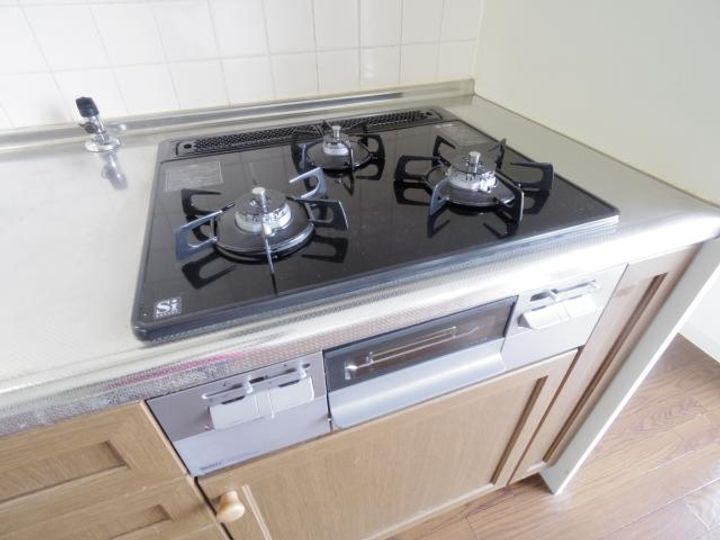奈良県大和高田市土庫2丁目(マンション)の賃貸物件のキッチン
