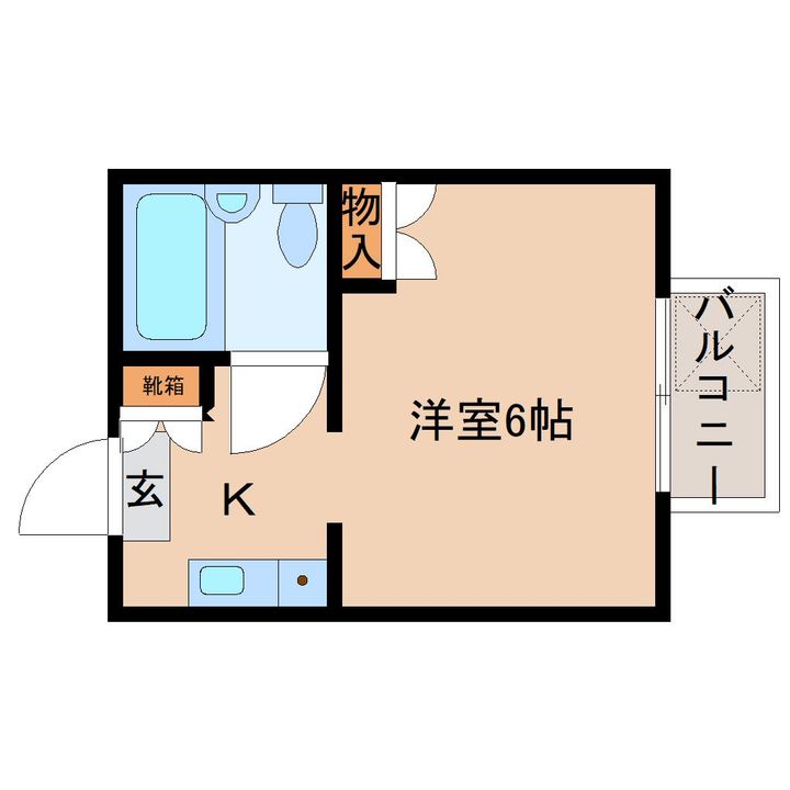 奈良県奈良市山陵町(アパート)の賃貸物件の間取り