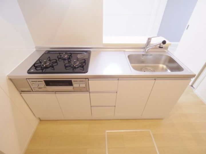 奈良県天理市石上町(アパート)の賃貸物件のキッチン