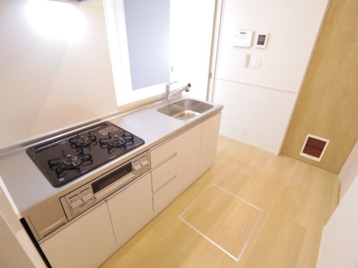奈良県天理市石上町(アパート)の賃貸物件のキッチン