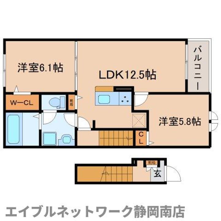 クリークの間取り