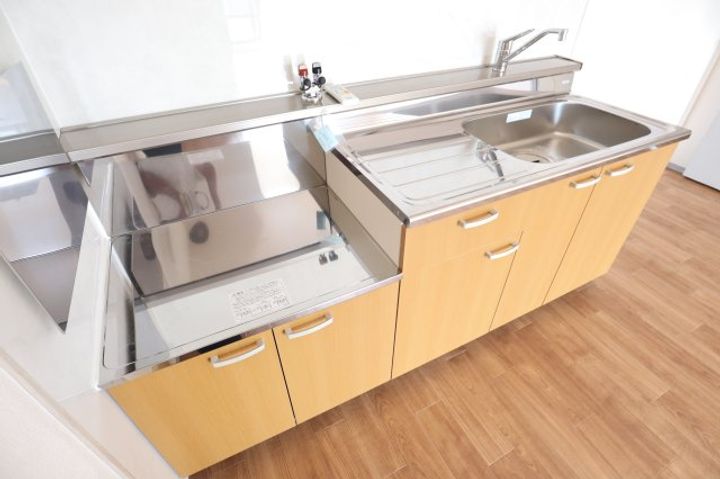 奈良県北葛城郡広陵町馬見北6丁目(アパート)の賃貸物件202のキッチン