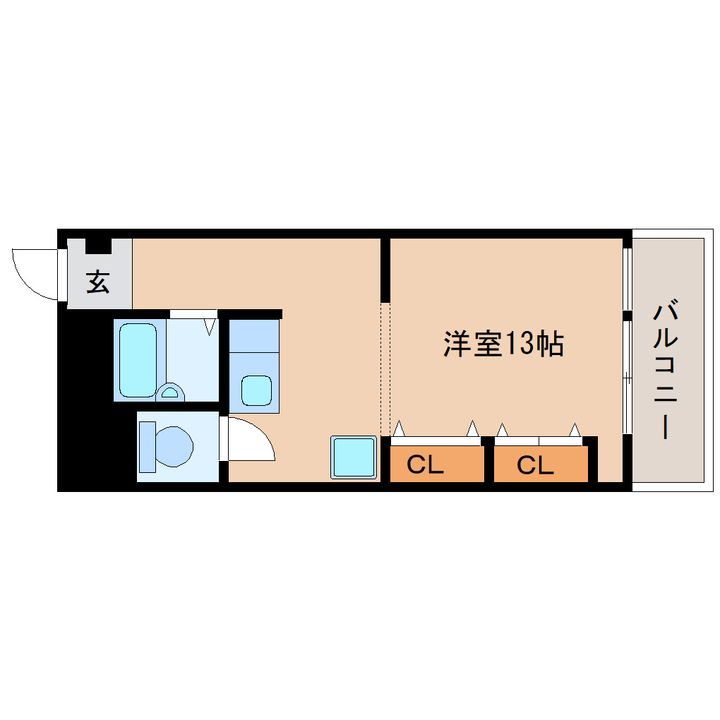奈良県奈良市杉ヶ町(マンション)の賃貸物件の間取り