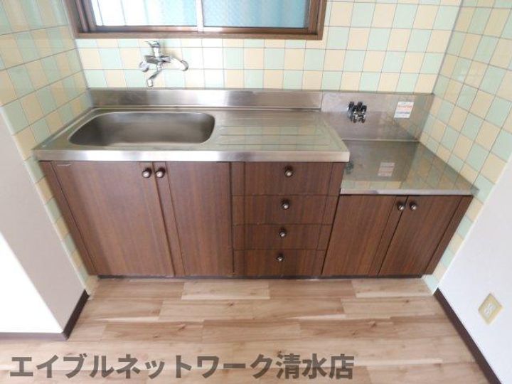 静岡県静岡市清水区押切(マンション)の賃貸物件のキッチン