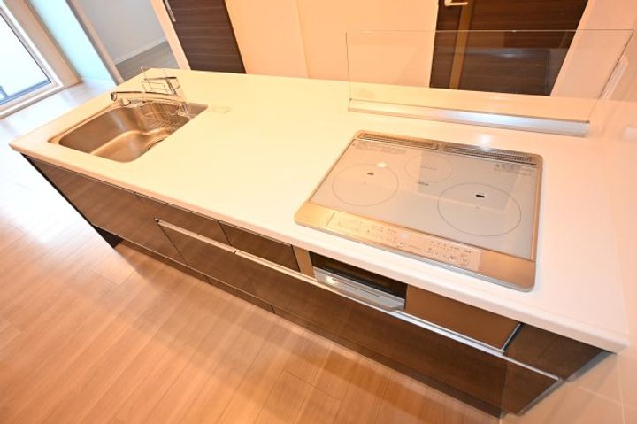 奈良県奈良市三条栄町(マンション)の賃貸物件のキッチン