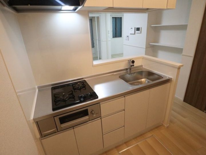 奈良県奈良市秋篠早月町(アパート)の賃貸物件のキッチン