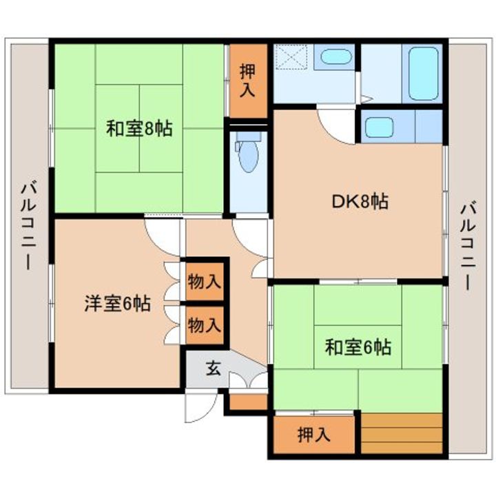 楠本ビルの間取り