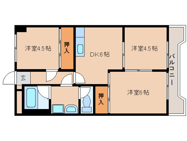 辻村ビルの間取り