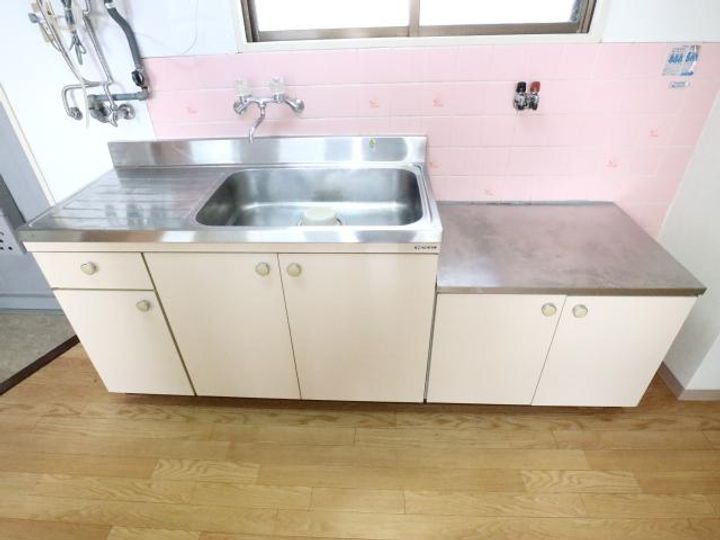 奈良県大和郡山市南大工町(マンション)の賃貸物件のキッチン