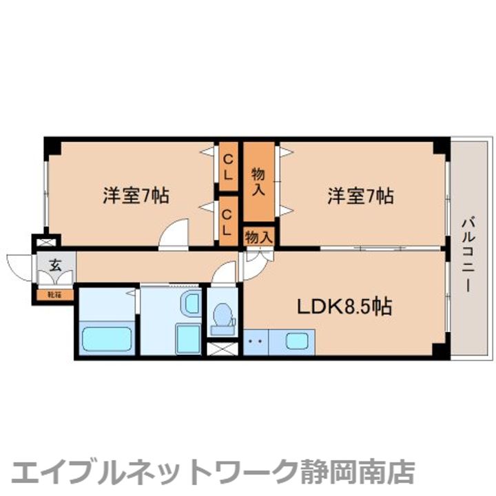 ベナレス藤枝の間取り