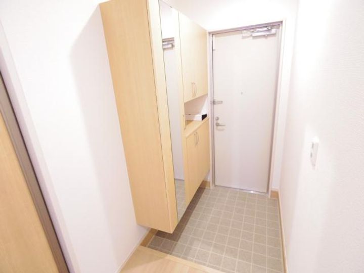 奈良県天理市富堂町(アパート)の賃貸物件の玄関