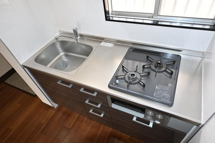 奈良県奈良市南京終町(アパート)の賃貸物件A207のキッチン