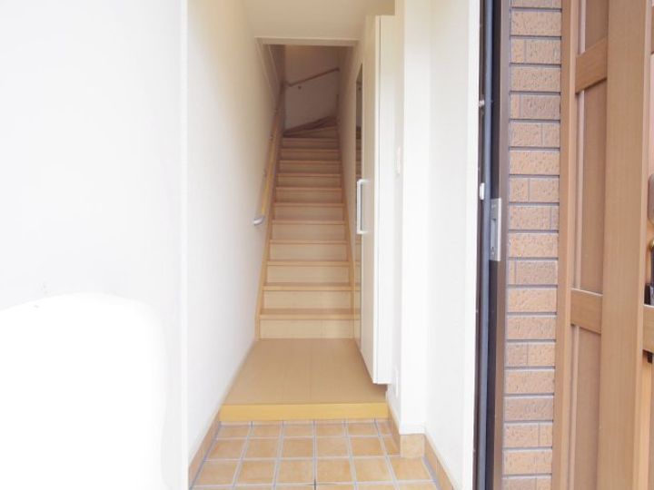 奈良県天理市田部町(アパート)の賃貸物件の玄関