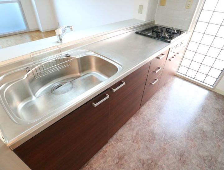 奈良県奈良市大安寺1丁目(マンション)の賃貸物件のキッチン