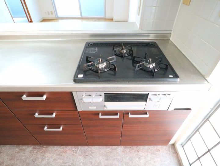 奈良県奈良市大安寺1丁目(マンション)の賃貸物件のキッチン