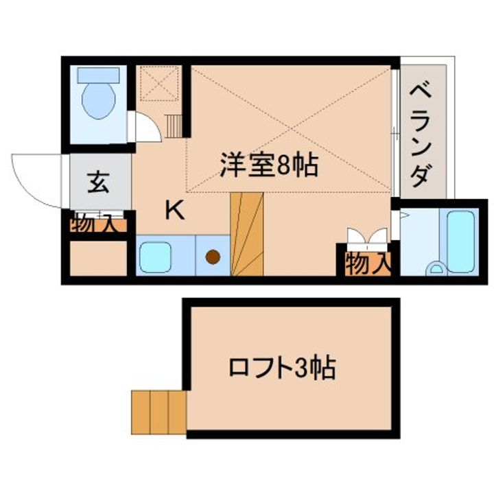 シティパレス奈良町P-2の間取り