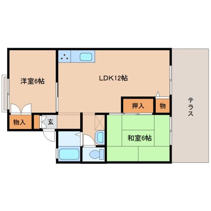 セジュールヨシダ2101の間取り