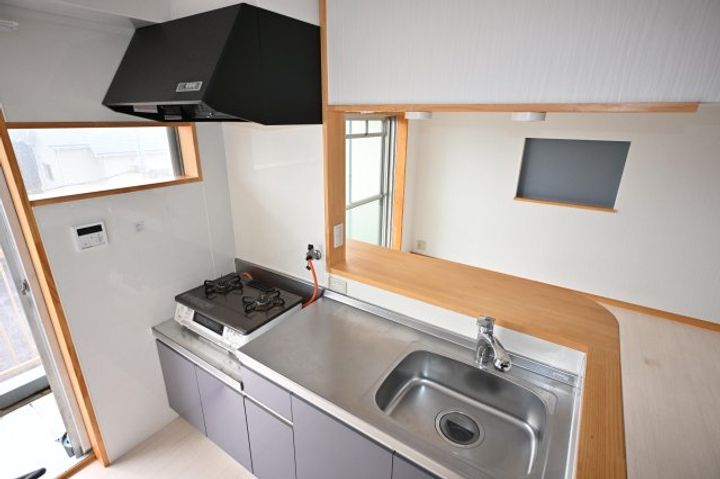 奈良県奈良市大安寺3丁目(マンション)の賃貸物件のキッチン