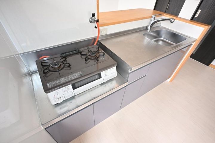 奈良県奈良市大安寺3丁目(マンション)の賃貸物件のキッチン