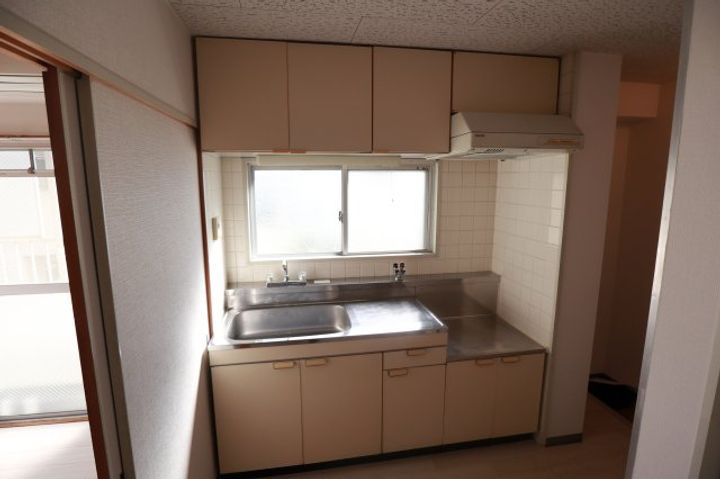 奈良県橿原市新賀町(マンション)の賃貸物件のキッチン