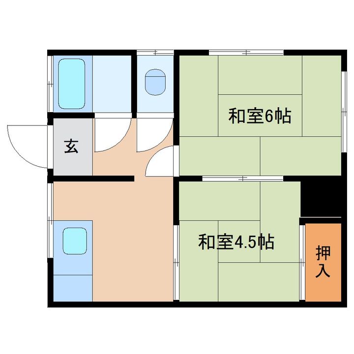 静岡県静岡市清水区西久保(アパート)の賃貸物件101の間取り