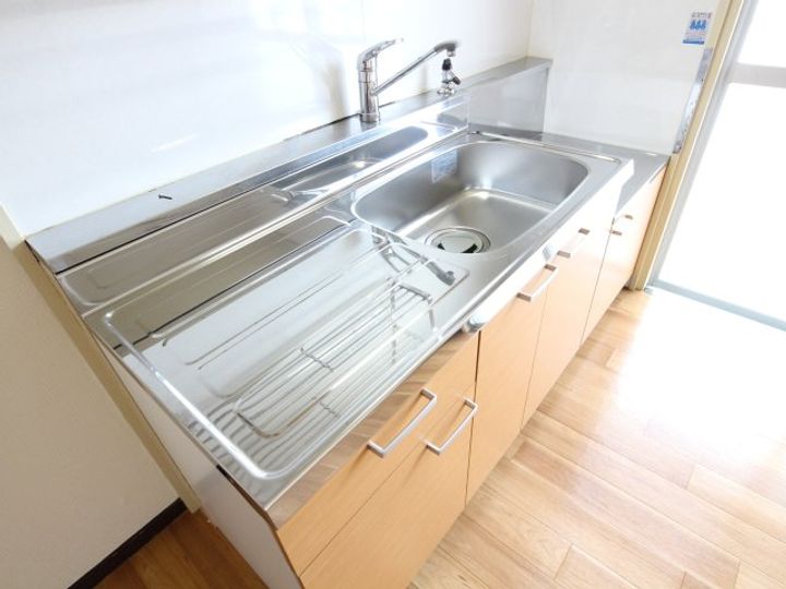 奈良県生駒郡三郷町立野南2丁目(マンション)の賃貸物件のキッチン