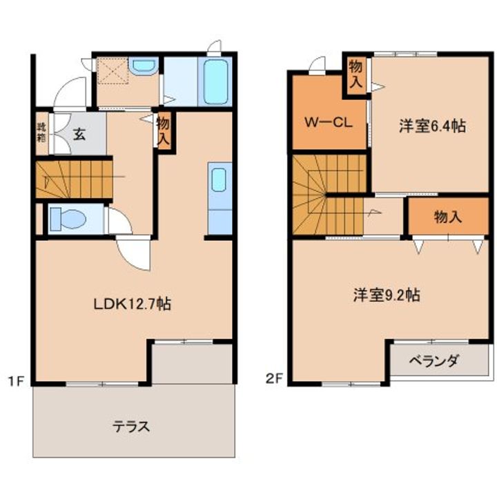 スプリングヒルズの間取り