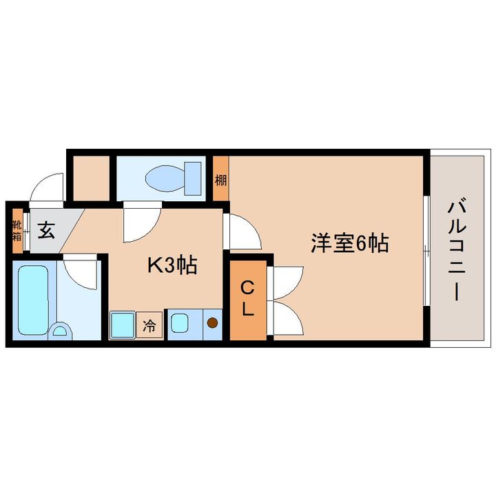 コモハウス303の間取り