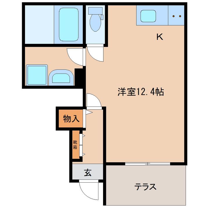 メゾンドココ103の間取り