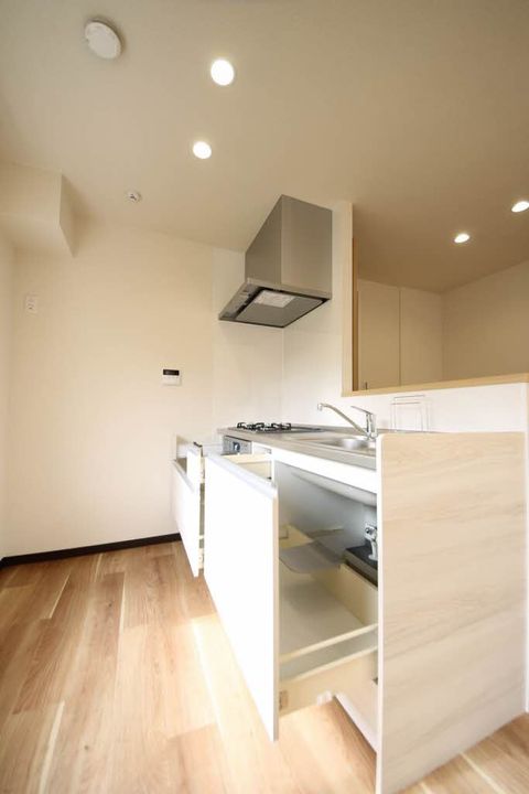 奈良県奈良市左京3丁目(アパート)の賃貸物件のキッチン