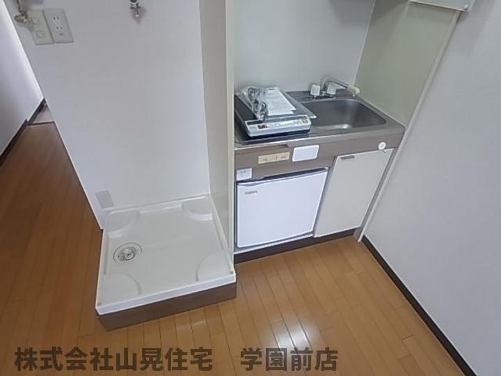 奈良県奈良市富雄元町2丁目(マンション)の賃貸物件のキッチン