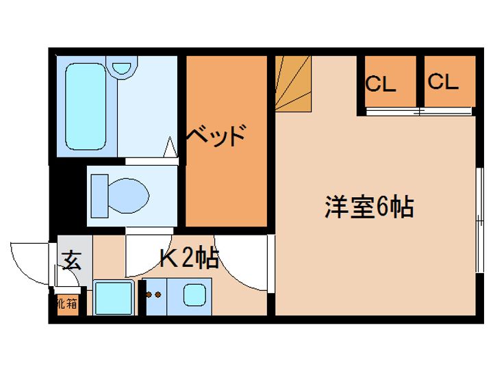 奈良県奈良市中山町(マンション)の賃貸物件の間取り