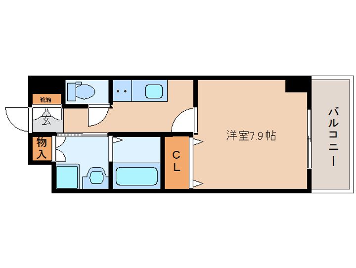 TKビル西大寺ノース607の間取り