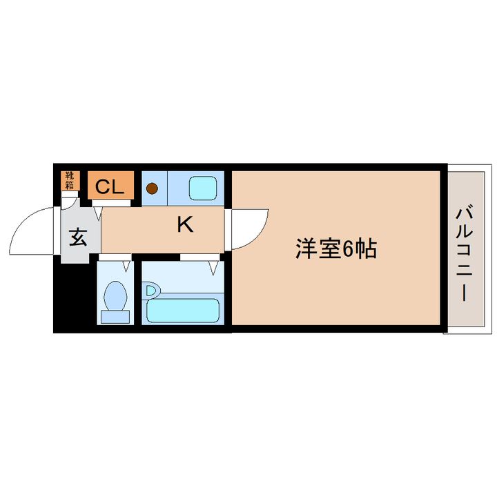 奈良県奈良市三条大路1丁目(マンション)の賃貸物件211の間取り