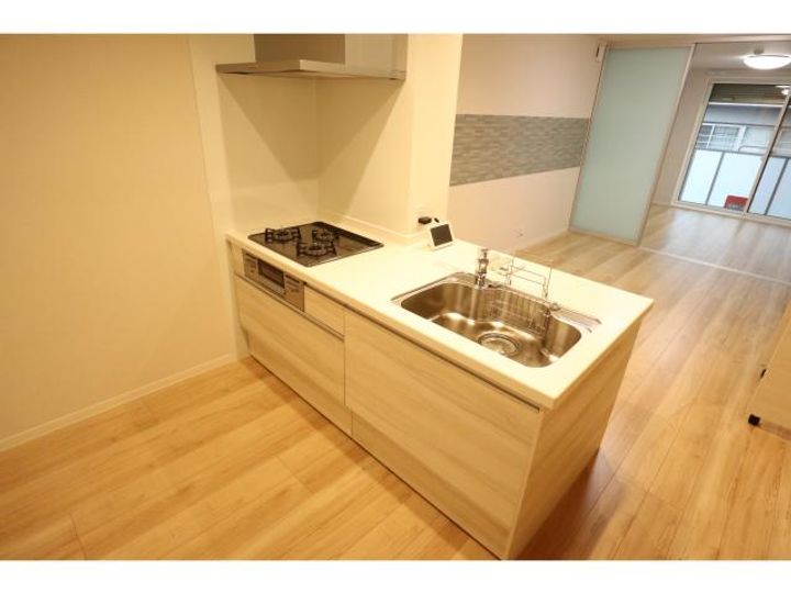 奈良県奈良市北市町(マンション)の賃貸物件のキッチン