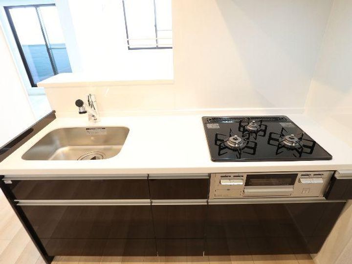 京都府相楽郡精華町狛田2丁目(アパート)の賃貸物件のキッチン