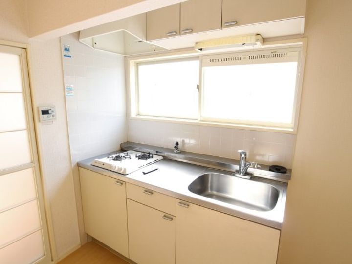 奈良県生駒郡三郷町立野北3丁目(アパート)の賃貸物件のキッチン