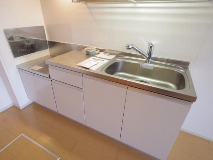 奈良県奈良市南京終町4丁目(アパート)の賃貸物件のキッチン