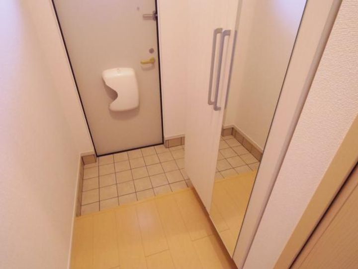 奈良県奈良市南京終町4丁目(アパート)の賃貸物件の玄関