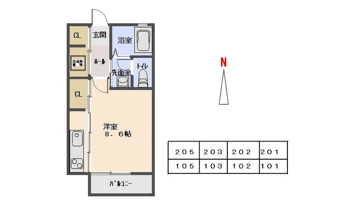 メゾン・くおりすの間取り