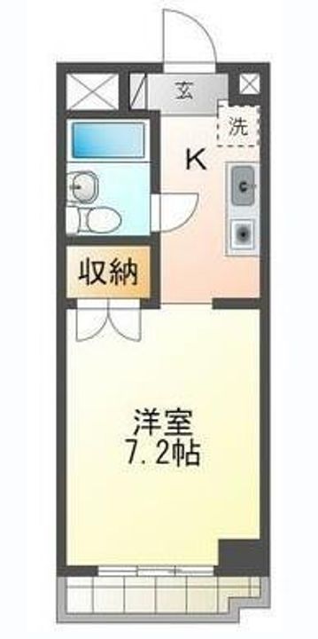 マンション福山の間取り