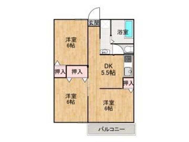 ベルシティみはらの間取り