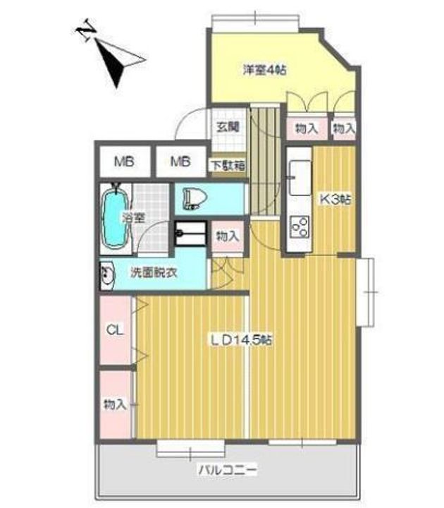 ダイアパレス宝町リージェントの間取り
