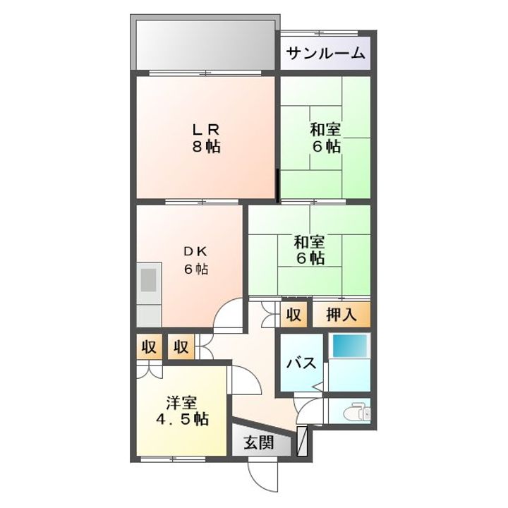 Ashiビルの間取り