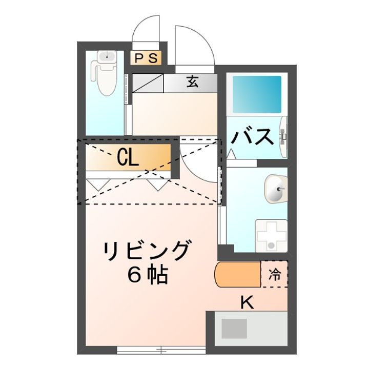 VILLA COURT CARROT6203の間取り