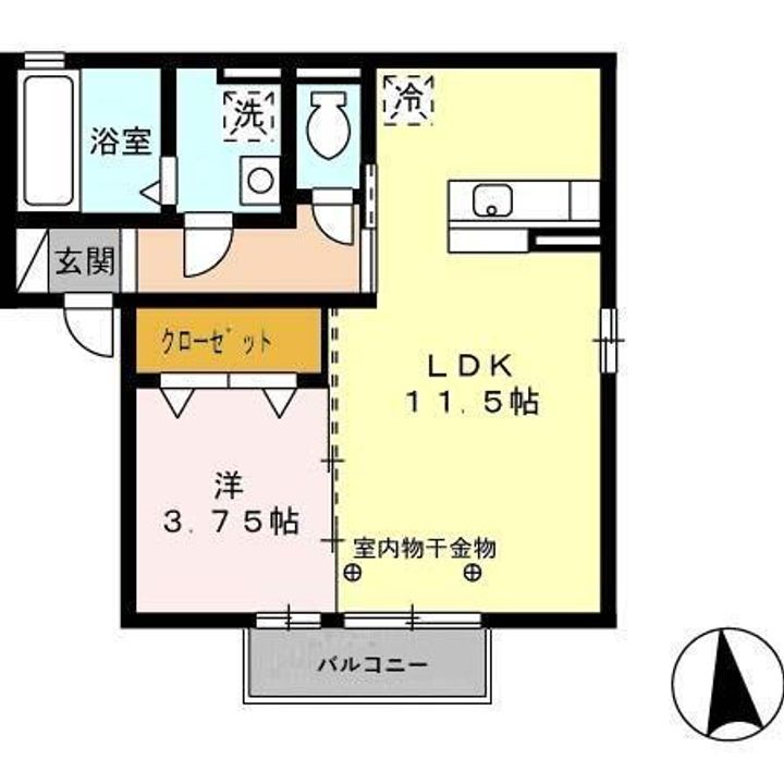 アーダ・レガーロの間取り