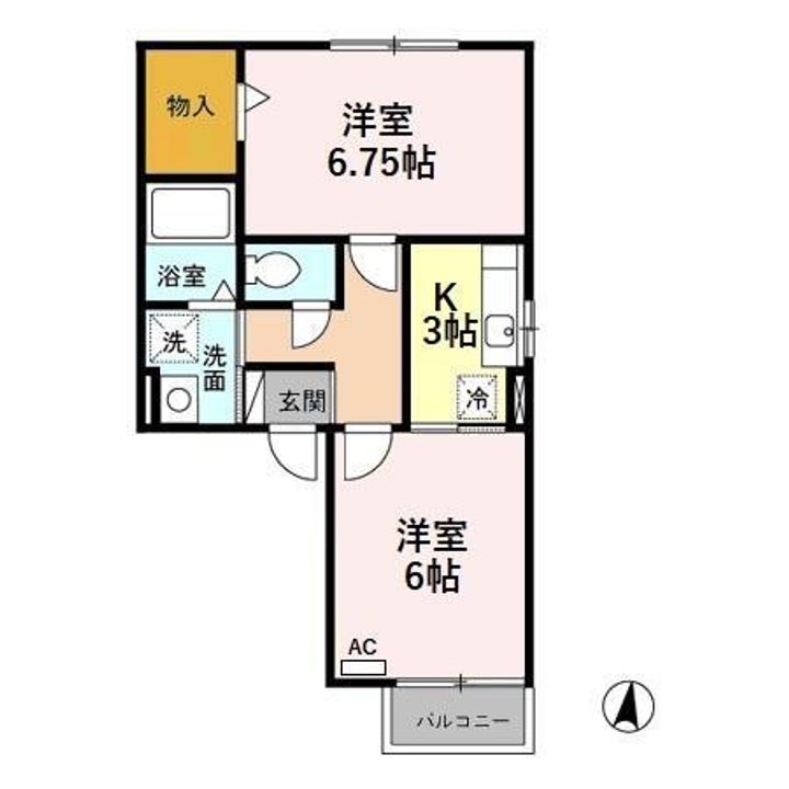 ぷらんたんⅢの間取り