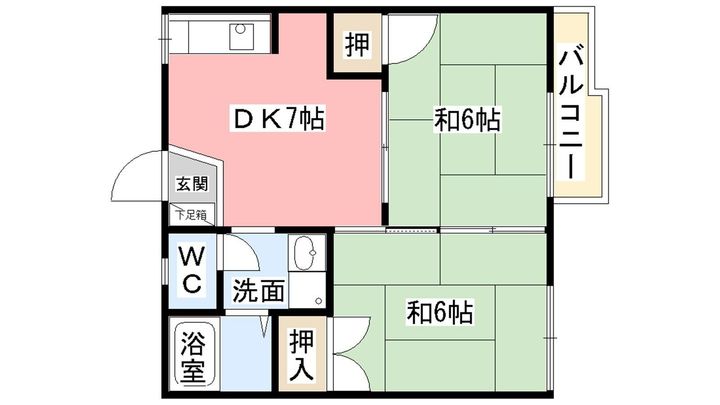 ハイツキャビンの間取り
