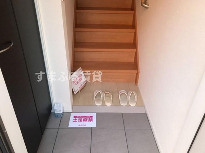 アンソレイユの玄関